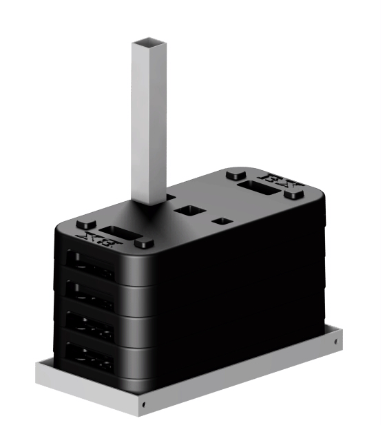 Stolpfot STABIL för övergångssignal R6+ 130kg