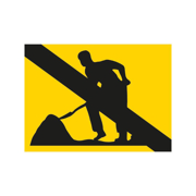 DETAIL3649 A21, Slut på sträcka med vägarbete, normalstor