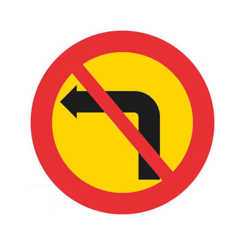 Förbud C25-1 N HR plast inkl. variofäste