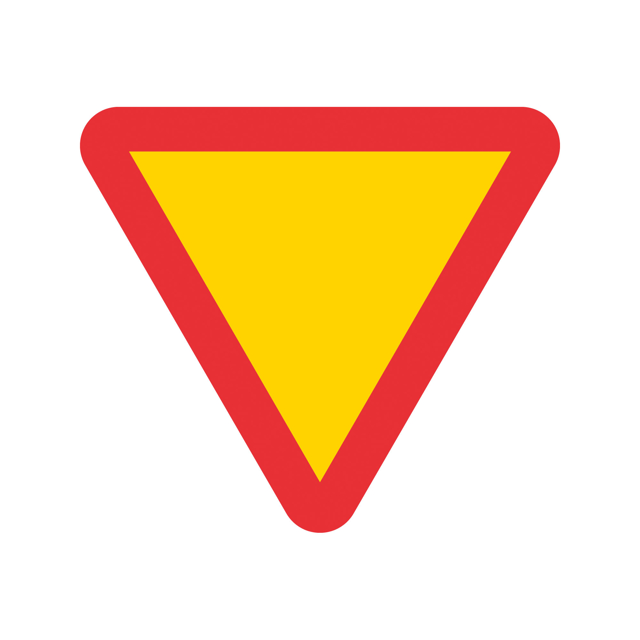 Väjning B1 Väjningsplikt