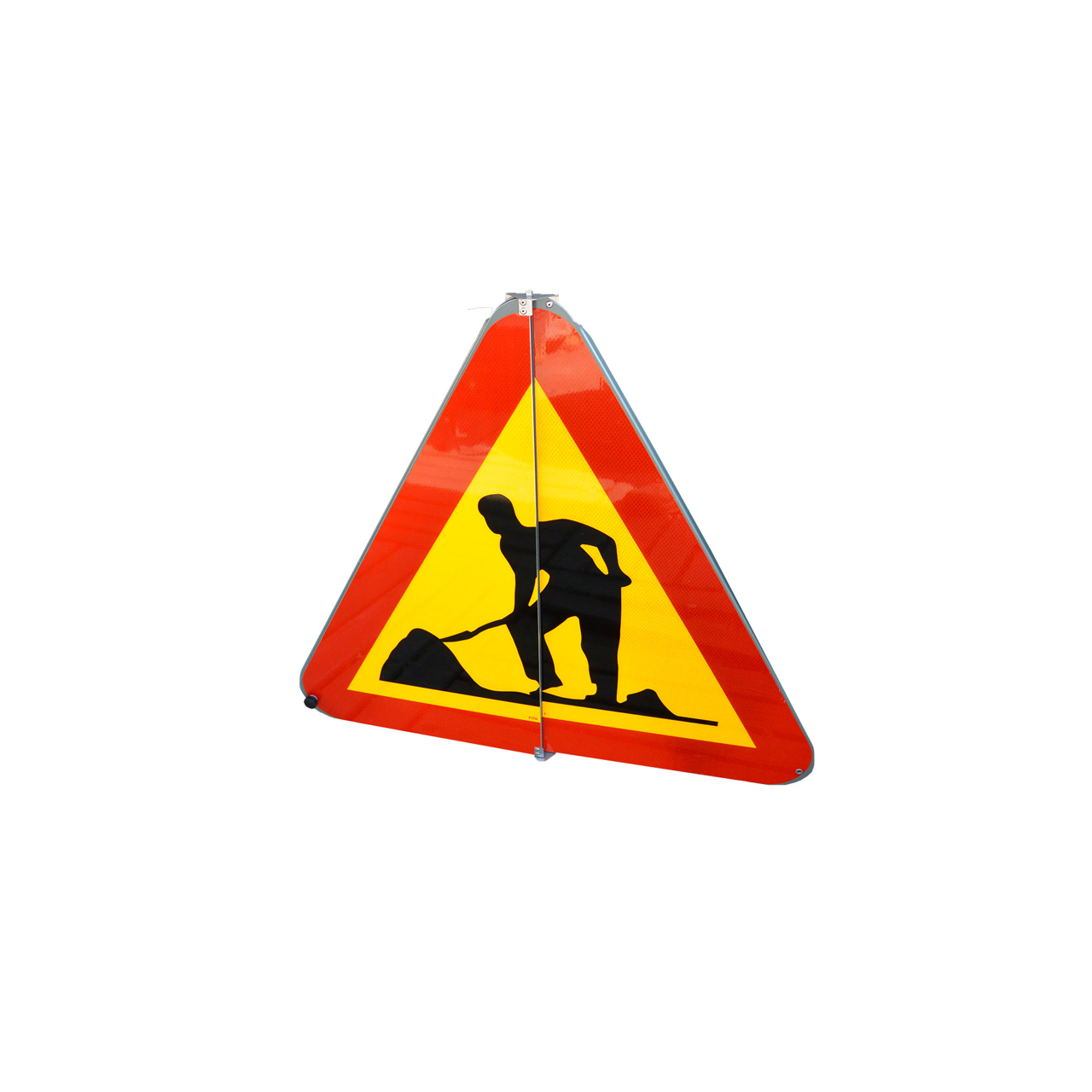 Variabel Vikbar Varning A20 fluorescerande Varning för vägarbete