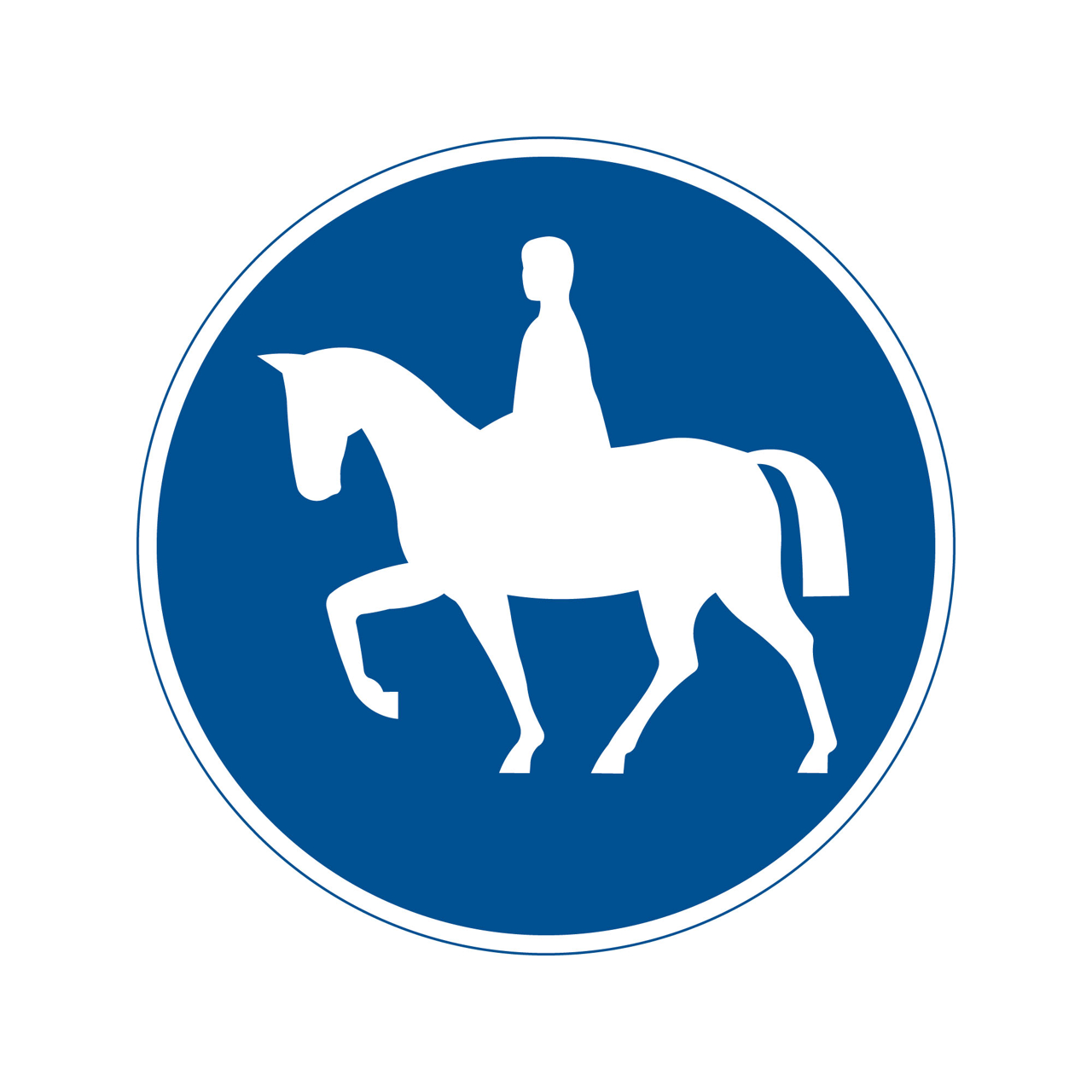 Påbud D8 Påbjuden ridväg