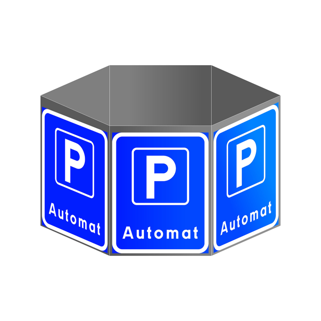 P-automatskylt 6-kant NR