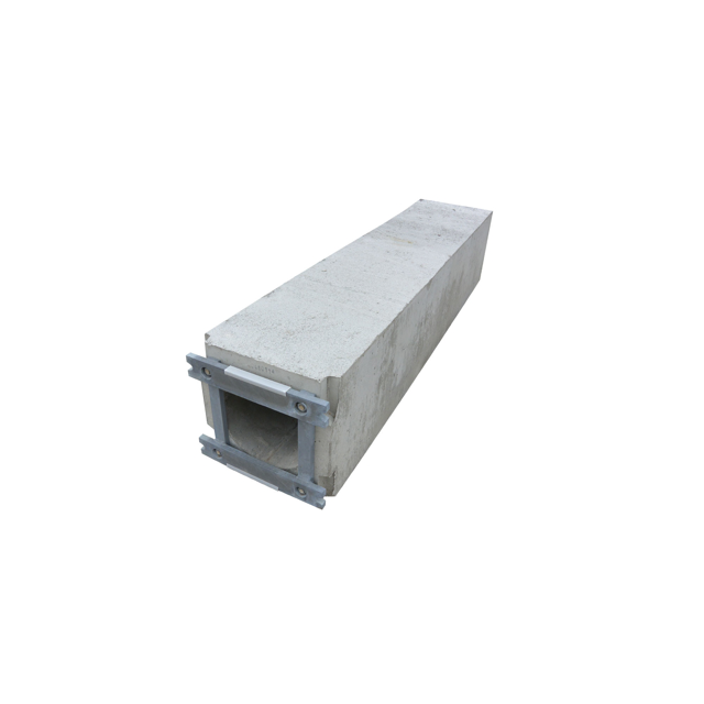 Betongfundament 450/3000mm med slipbase 2270kg