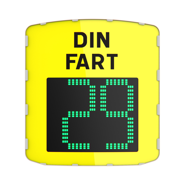 Evolis Mobility SP hastighetspåminnande display