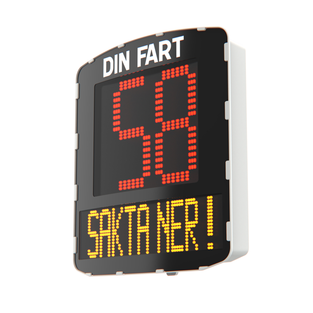 Evolis Vision hastighetspåminnande display