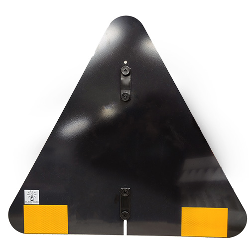 Varning A5-3 N HR plast inkl. variofäste Varning för avsmalnande väg